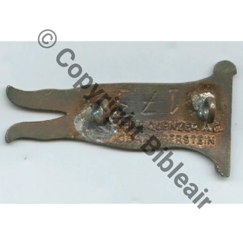 A1116  1961.67 A1116NH SPA.95 1eDRILLE GC.1.3 LAHR  KLEIN u QUENZER 2Anneaux Dos lisse irreg No173 en Gros Src.olivier450 100Eur04.18 